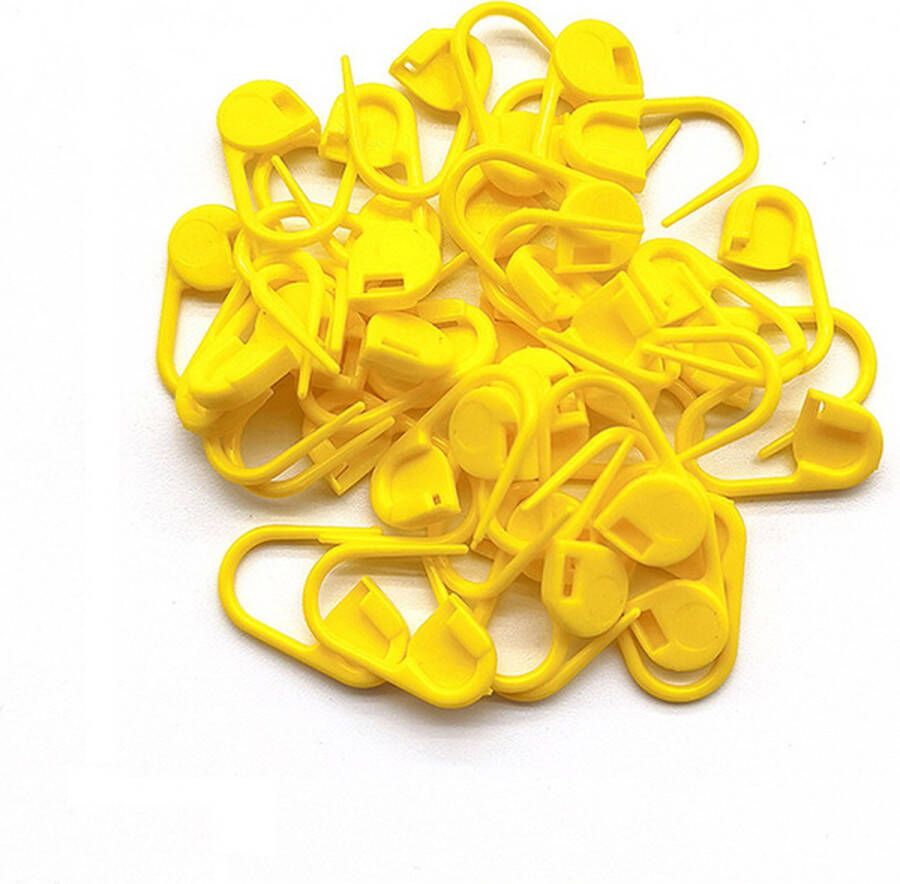 Miro Ecommerce Plastic veiligheidsspelden 100 stuks veiligheidsspelden klein Geel