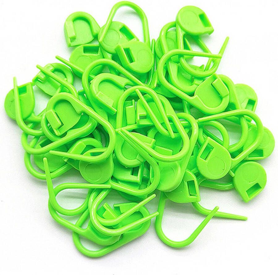 Miro Ecommerce Plastic veiligheidsspelden 100 stuks veiligheidsspelden klein Licht Groen