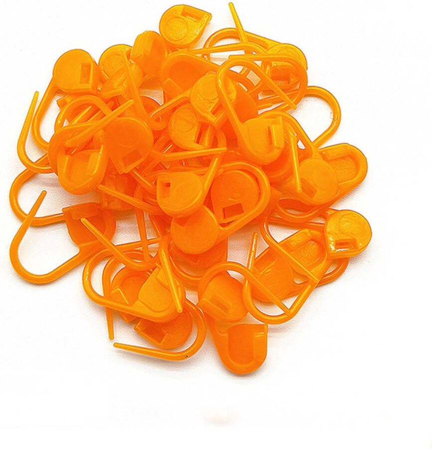 Miro Ecommerce Plastic veiligheidsspelden 100 stuks veiligheidsspelden klein Oranje