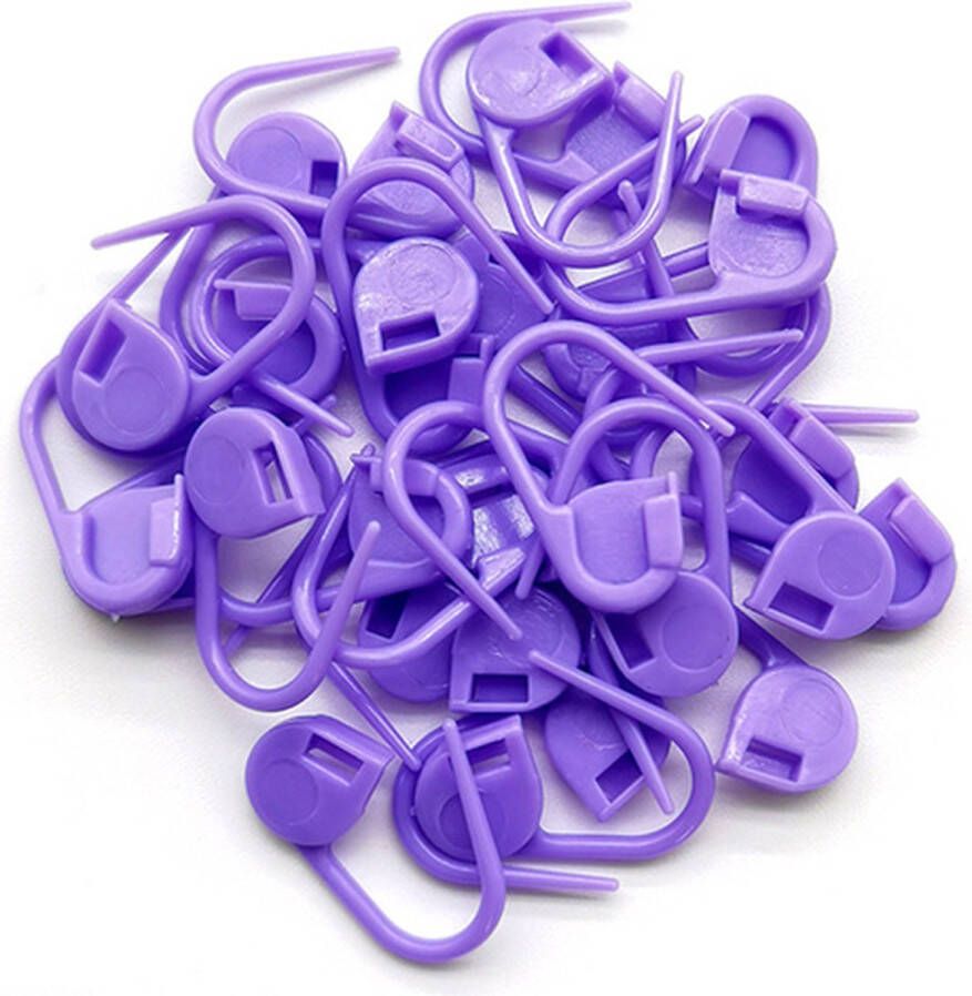 Miro Ecommerce Plastic veiligheidsspelden 100 stuks veiligheidsspelden klein Paars