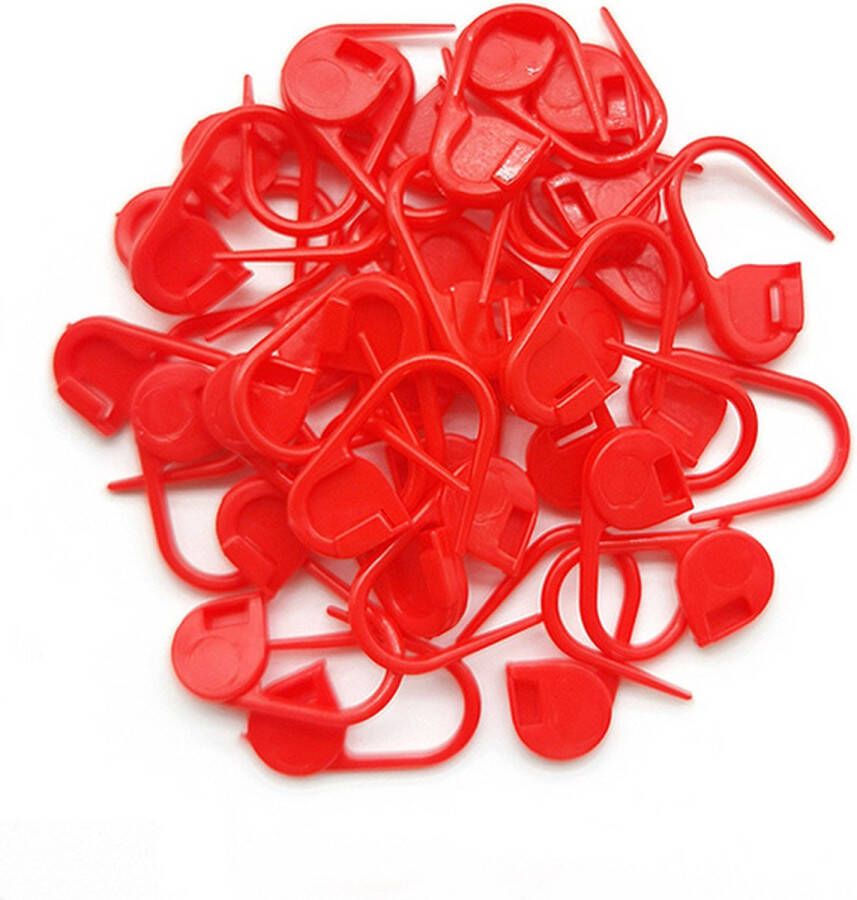 Miro Ecommerce Plastic veiligheidsspelden 100 stuks veiligheidsspelden klein Rood