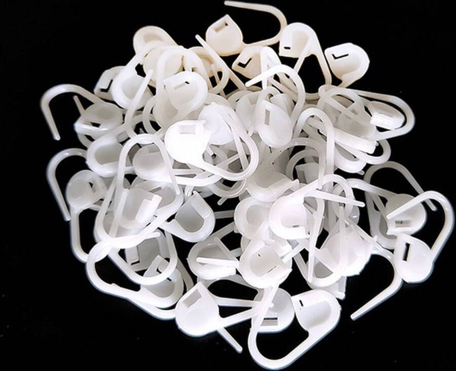 Miro Ecommerce Plastic veiligheidsspelden 100 stuks veiligheidsspelden klein Wit