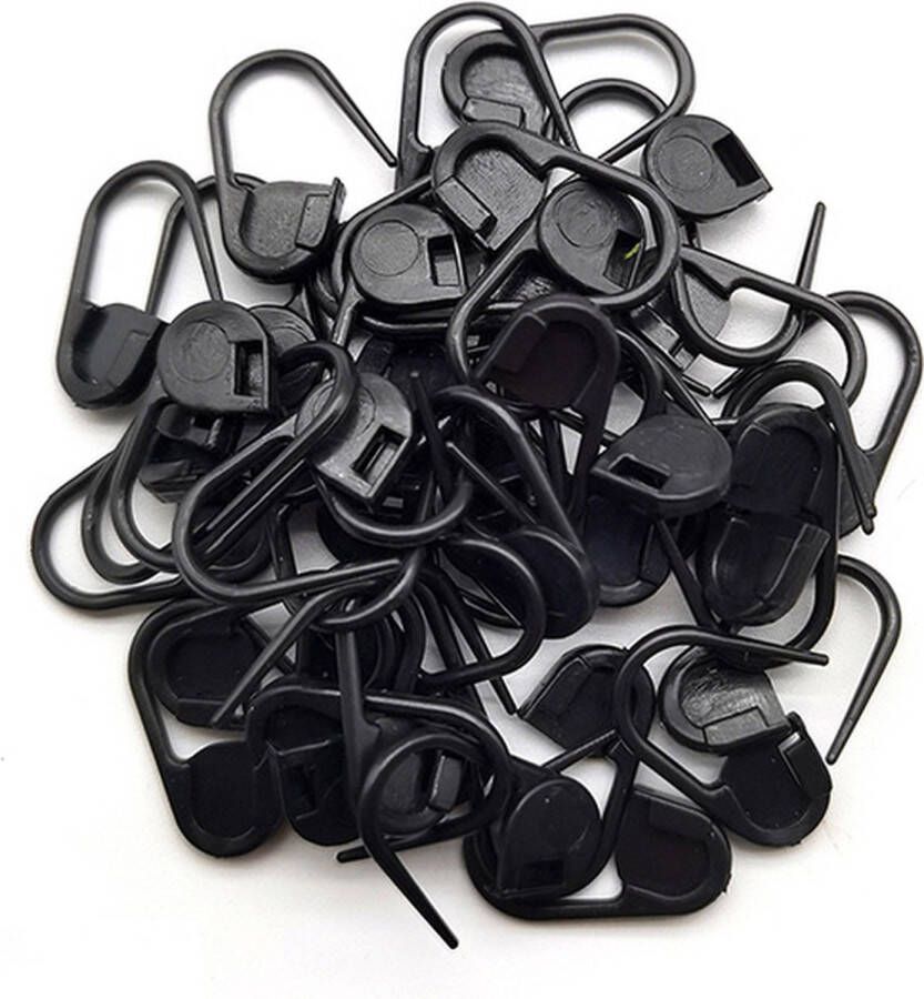 Miro Ecommerce Plastic veiligheidsspelden 100 stuks veiligheidsspelden klein Zwart