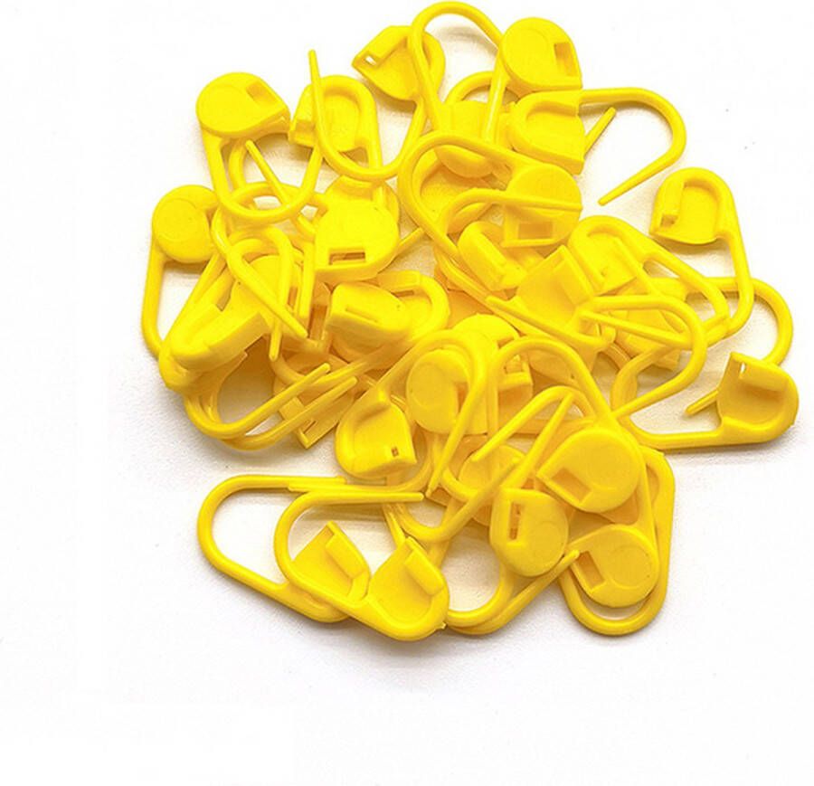 Miro Ecommerce Plastic veiligheidsspelden 50 stuks veiligheidsspelden klein Geel