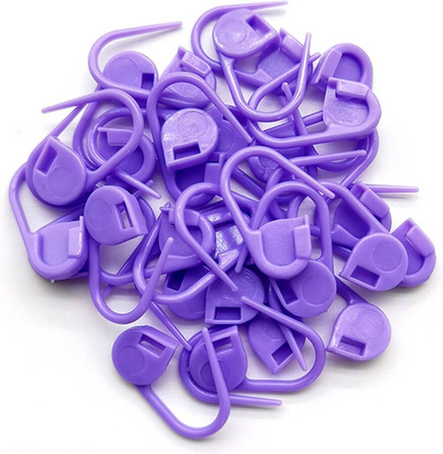 Miro Ecommerce Plastic veiligheidsspelden 50 stuks veiligheidsspelden klein Paars