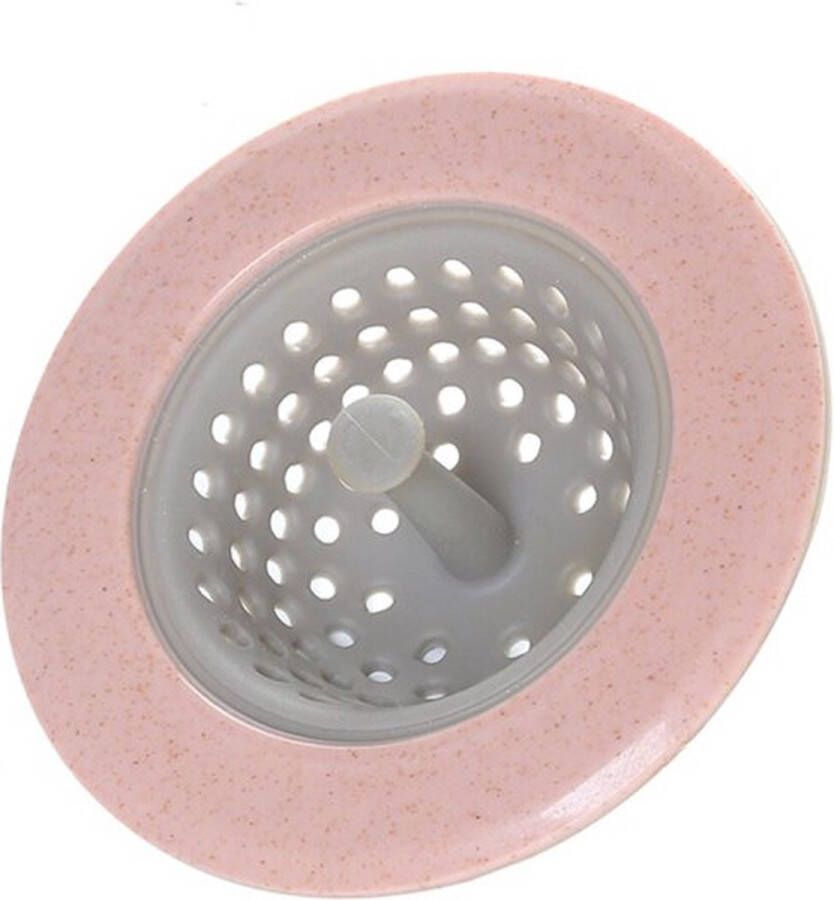 Miro Ecommerce Siliconen gootsteen zeef 11 cm Gootsteenfilter – Afvoerzeef Aanrecht zeef roze