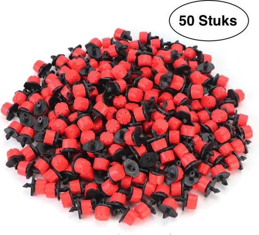 Miro Ecommerce Verstelbare Nozzles – 50 stuks – Tuin water systeem – Planten watergeven – Sprinkler systeem – Plantenspuit