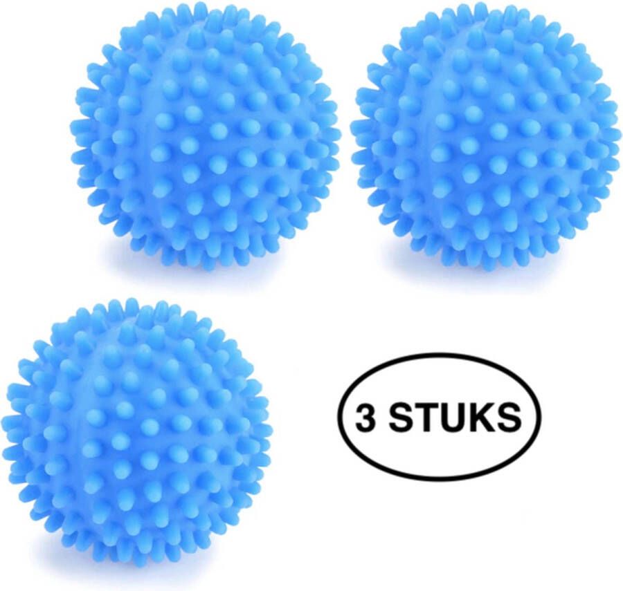 Miro Ecommerce Wasbal – Wasballen – Drogerballen – Wasdroger ballen – Wasbol – Blauw – 3 stuks
