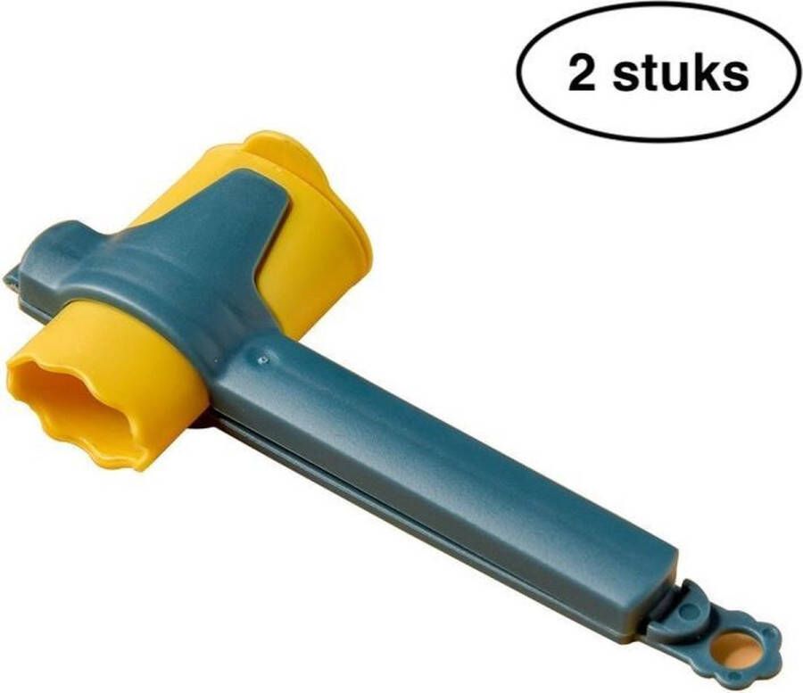 Miro Ecommerce Zakafsluiter klein – Clips sluiting – Seal en schenk – Voedselclip – Afsluiter – Vershoudclip – Sluiting voor zakken – Zaksluiter – 2 Stuks