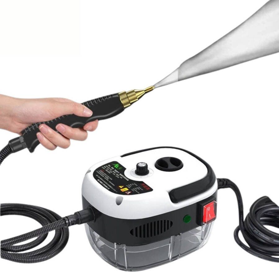 MiShar Draagbare Stoomreiniger Tegelreiniger Hand Stoomreiniger Reinigingsmachine Autoreiniger Airco reiniger Tapijtreiniger Wit 220V 2500W