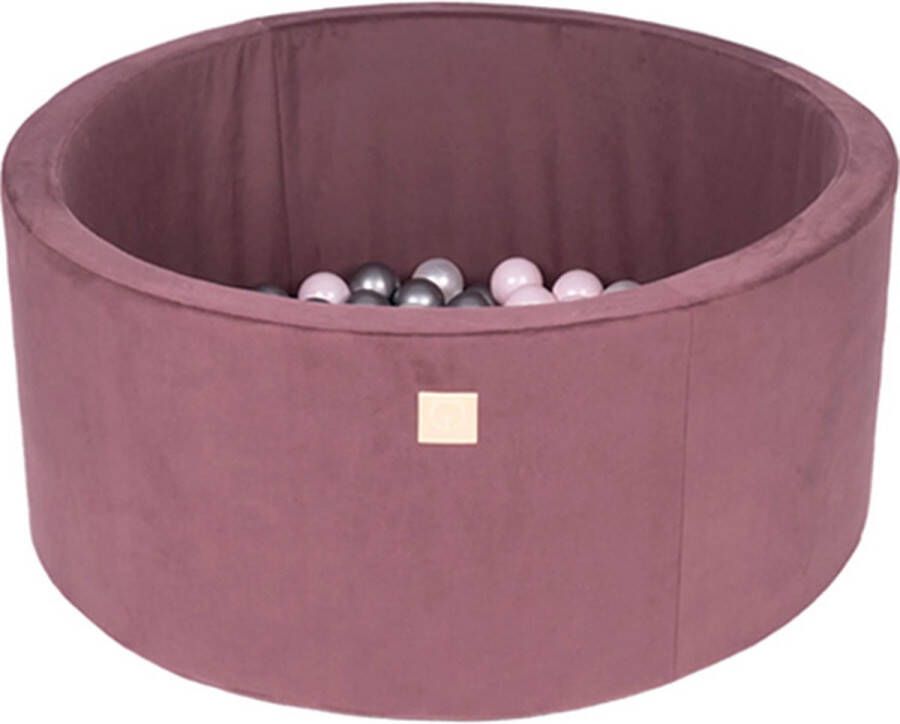 Misioo Ballenbak XL rond 90x40 Velvet Lila EXCLUSIEF BALLEN