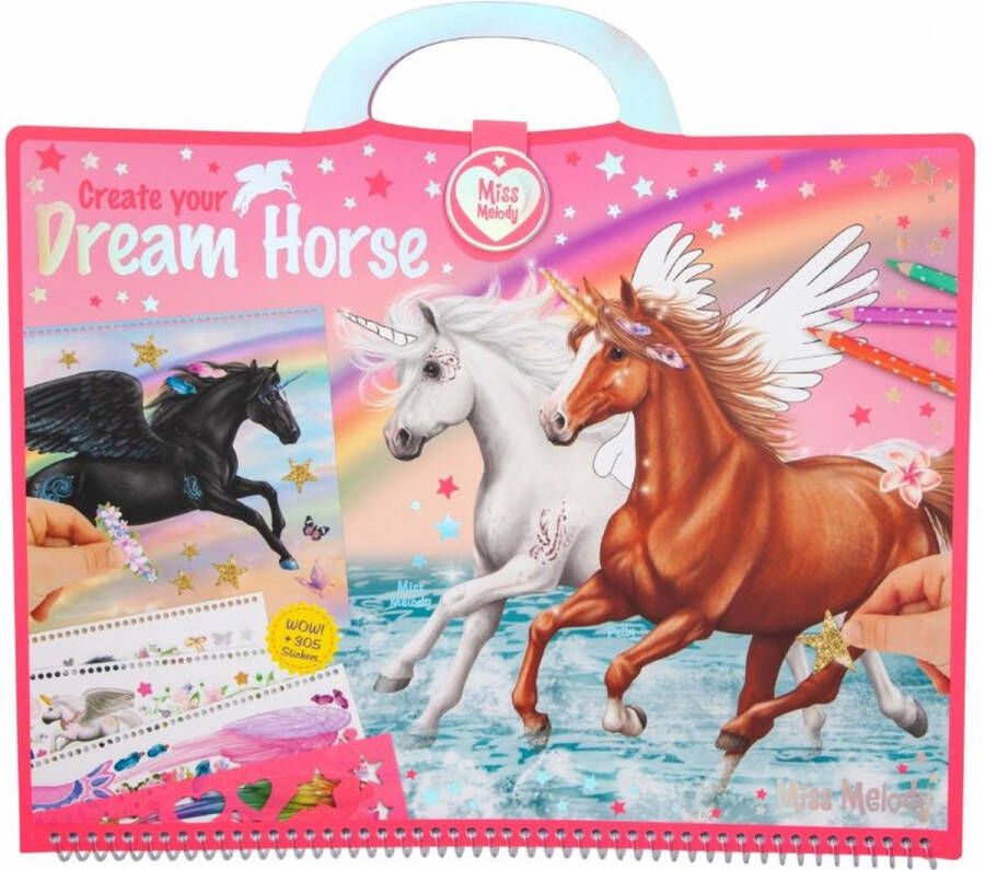 Miss Melody Dream Horse Colouring Book (0410898) Arts and Crafts Multi