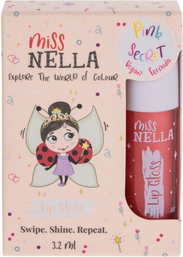 Miss Nella Pink Secret Lip Gloss 3.2ml