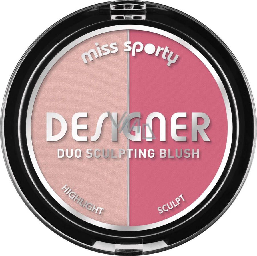 Miss sporty Designer Duo Sculpting Highlighter & Blush 200 Rosy