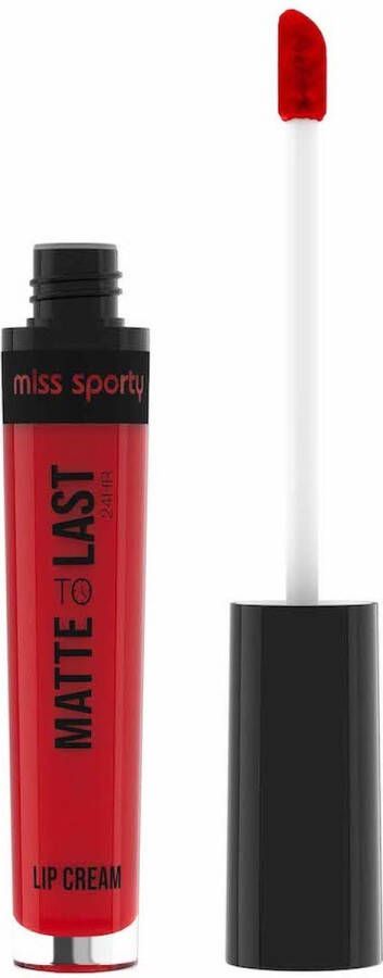 Miss sporty Matte To Last 24h Lip Cream matte lipgloss 300 Levendig Rood 3 7ml