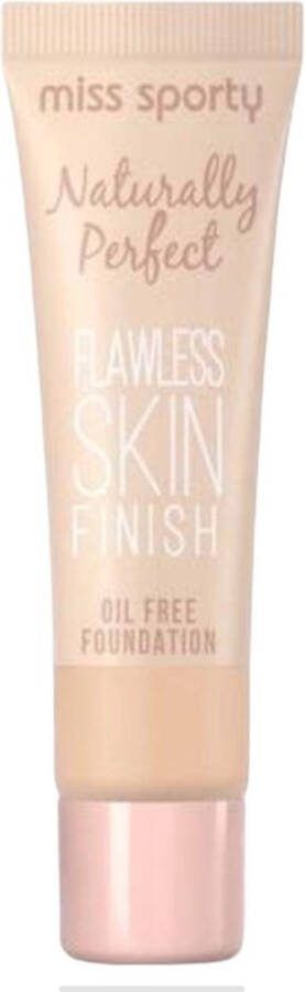 Miss sporty Naturally Perfect Foundation 091 Pink Ivory Flawless Skin Finish Oil Free