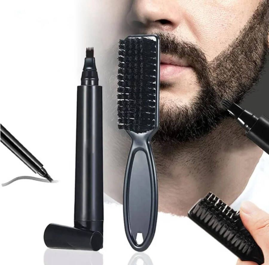 Missan Online Baardgroei (Filler) Bruin Baard pen Baardverzorging Baard stift -Beard Pencil Filler