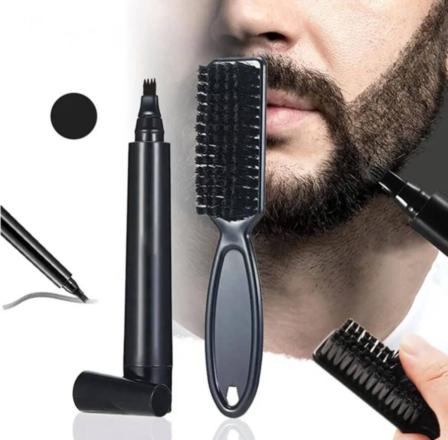 Missan Online Baardgroei (Filler) Zwart Baard pen Baardverzorging Baard stift -Beard Pencil Filler