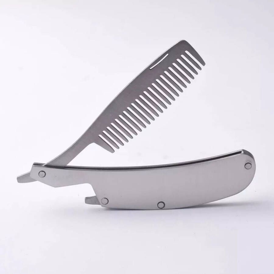 Missan Online Missan Baardkam Baardverzorging Moustache Comb Vouwkam Voor onderweg Baardkammen