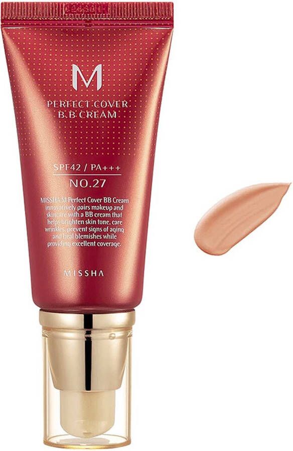 Missha Perfect Cover Bb Cream Spf42 27-Honey Beige 50ml