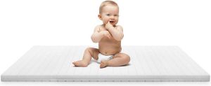 Mister Sandman Babymatras 60x120 cm Koudschuim matras voor en ledikant 60x120 Wasbare hoes Foam matras babybed Getest op schadelijke stoffen Hoogte 5cm