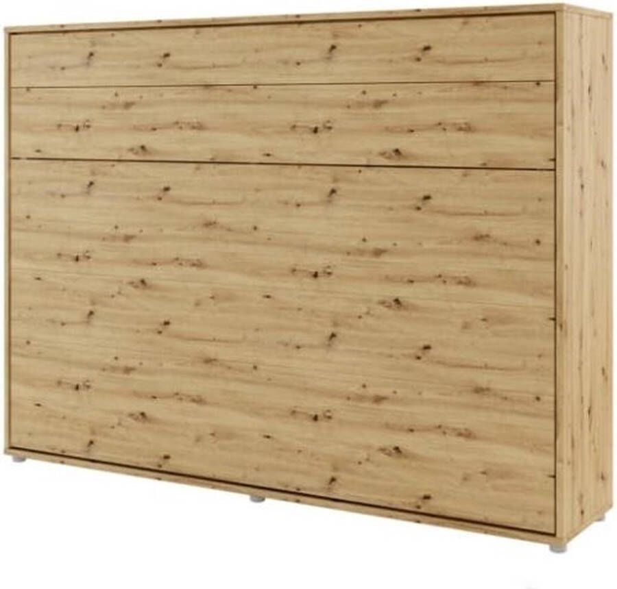 Misterbed Murphy Horizontaal Opklapbed 140x200 Artisan Eiken