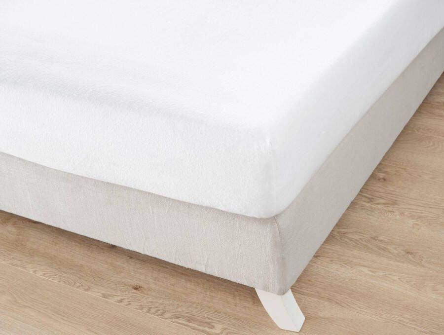 Mistral Home Matrasbeschermer waterdicht Katoen polyester 90x200x30 cm Anti-huismijt Anti-bacterie Wit