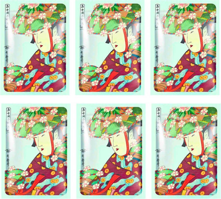 Mitomo Aloe & Cherry Blossoms Essence Mask Gezichtmasker 6 x 25g Tissue Masker Sheet Mask Masker Gezichtsverzorging