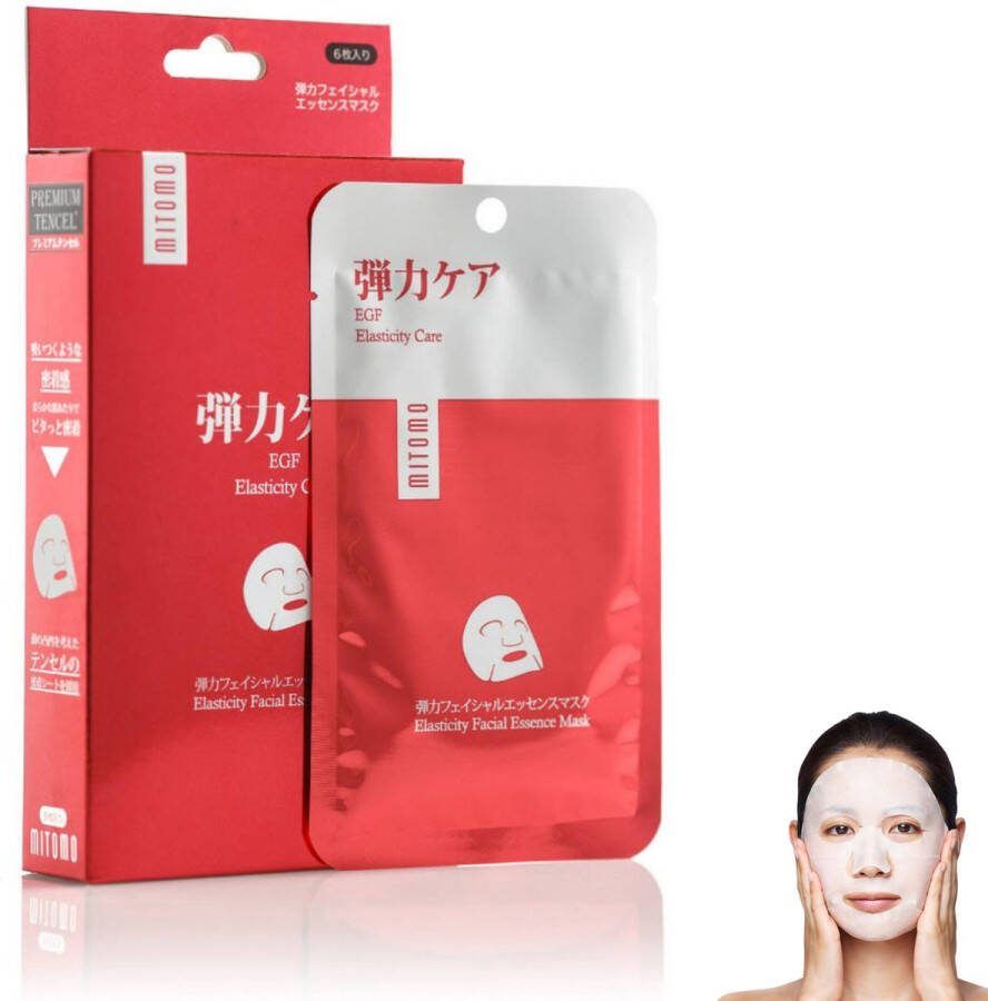 Mitomo Japan Mitomo Egf Tissue Masker Gezichtsmasker Sheet Masker Gezichtsverzorging Dames