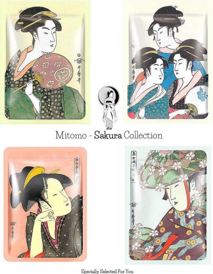 Mitomo Sakura Rituals Special Selection Gezichtsmasker 4 x 25 g Mask Gezichtsmasker Verzorging Face Mask Beauty Gezichtsverzorging Dames Gezichtsmaskers Japan Skincare Rituals Sheet Mask
