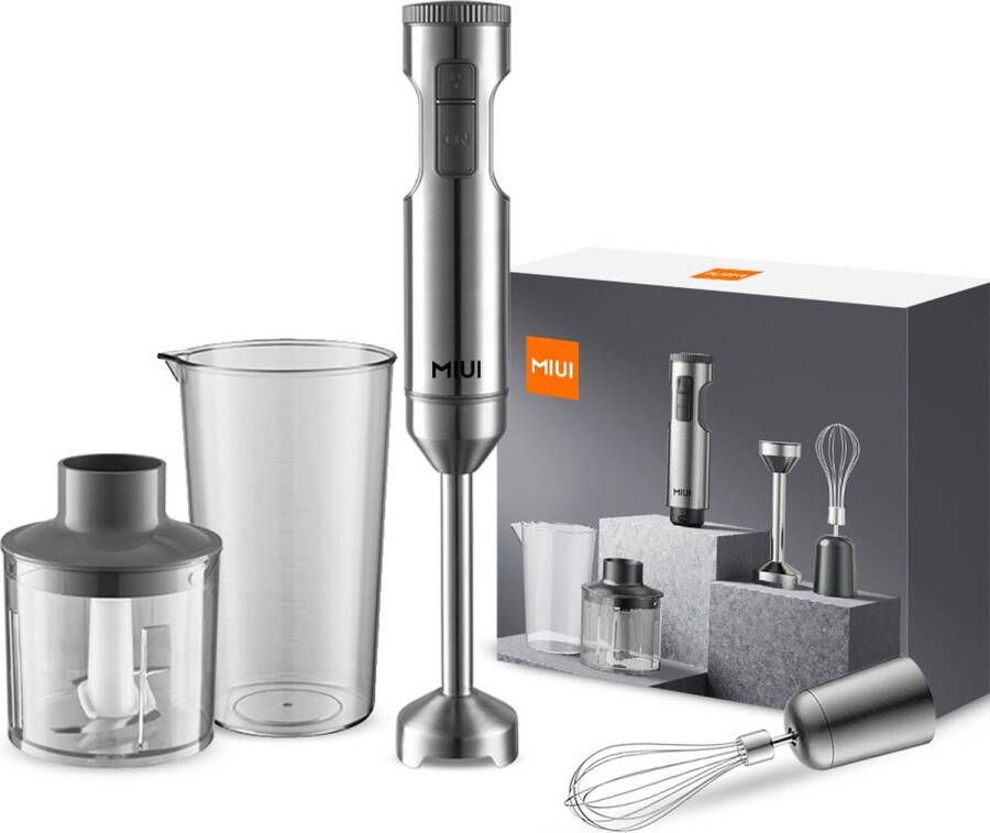 AFINTEK MIUI 4-in-1 Blender Set Handmixer RVS