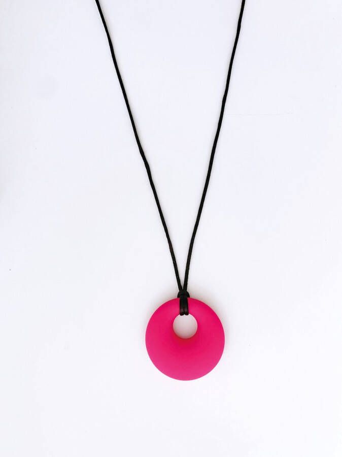 Mixed Babies Bijtketting Kauwketting rond subtiel (roze)