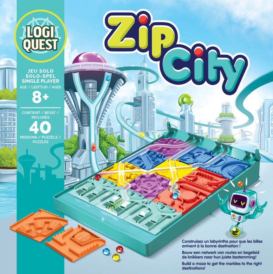 Mixlore Logiquest Zip City Breinbreker