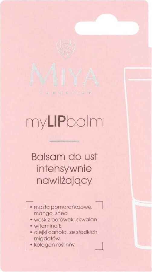 Miya Cosmetics MyLIPbalm intensief hydraterende lippenbalsem 15ml