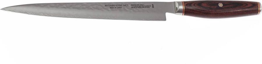 Merkloos Miyabi Sujihiki 6000MCT fileermes 24 cm bruin