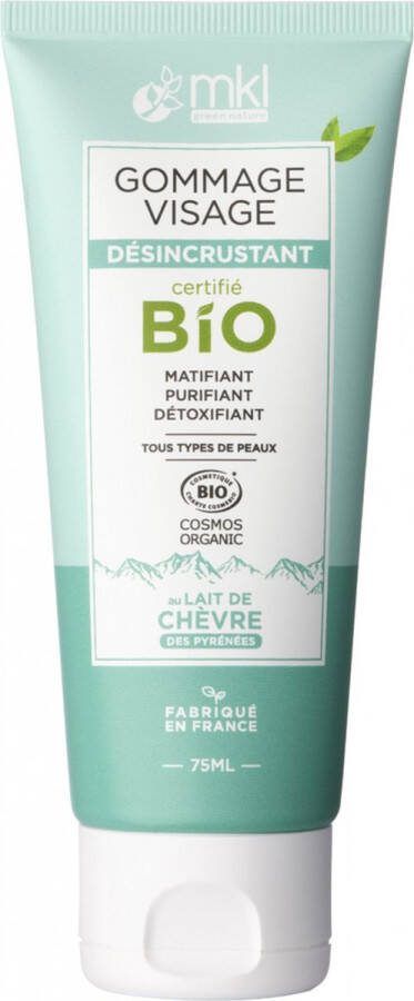 MKL Green Nature Geitenmelk Gezichtsscrub Biologisch 75 ml