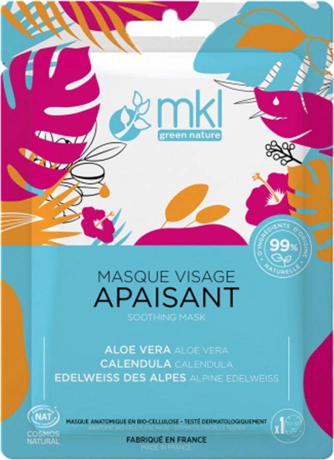 MKL Green Nature Verzachtend Aftersun Gezichtsmasker