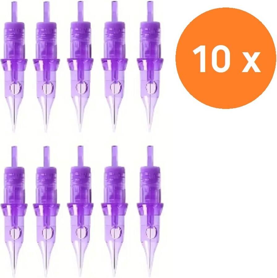 MKSX PRO 1RL Tattoo Naalden 10x Tattoo Cartridges Liners Tattoo Naalden Set Voor alle gangbare tatoeage machines