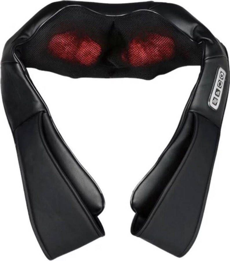 Ml products Nekmassage kussen -Massagekussen Shiatsu Infrarood Massage Kussens voor Nek en Rug Elektrische Verwarming voor Verlichting Spierpijn | Voor Thuis Kantoor of Auto | Nekmassagekussen | Massage apparaat