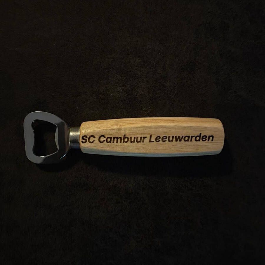 ML95 woodworking Flessenopener SC Cambuur Leeuwarden