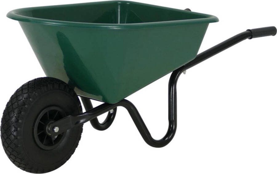 MM Eurotool Kinderkruiwagen Metaal met Kunststof Bak Groen