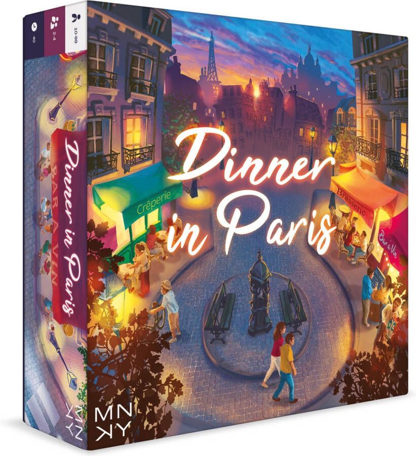 MNKY Entertainment Rebo spel: Dinner in Paris Bordspel. 10+