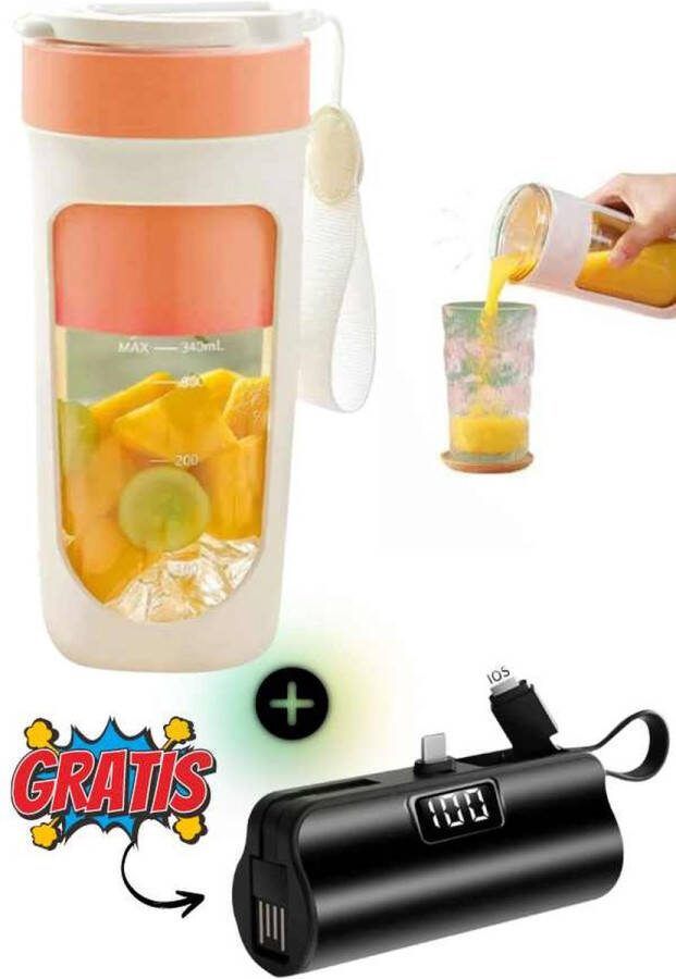 MNS Smoothie Maker & Reisblender -Oplaadbare & Draadloze