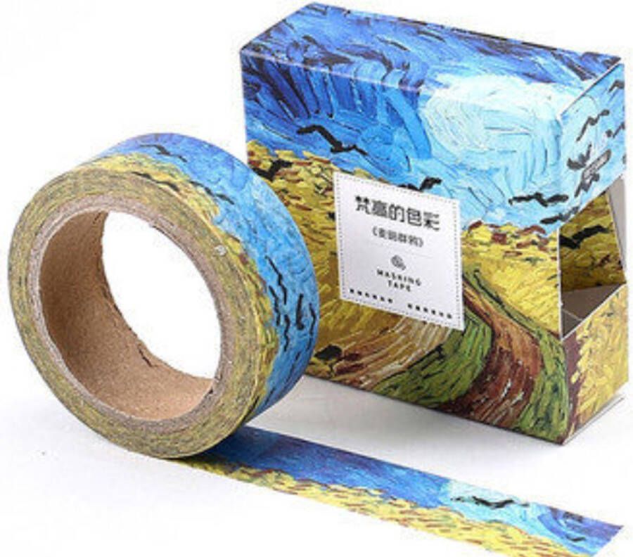 Mo-Card [ ] [Van Gogh's Colors] Decoratietape Vincent van Gogh Korenveld met Kraaien Washi Tape