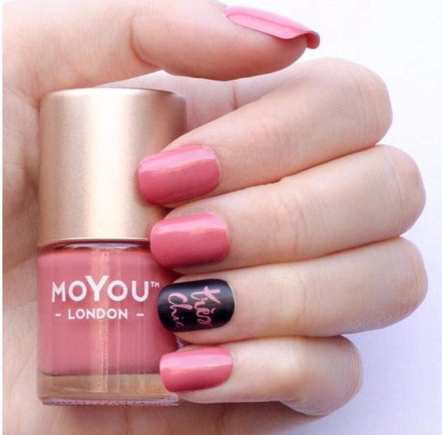 Mo You London Stempel Nagellak Stamping Nail Polish Teenage Blush