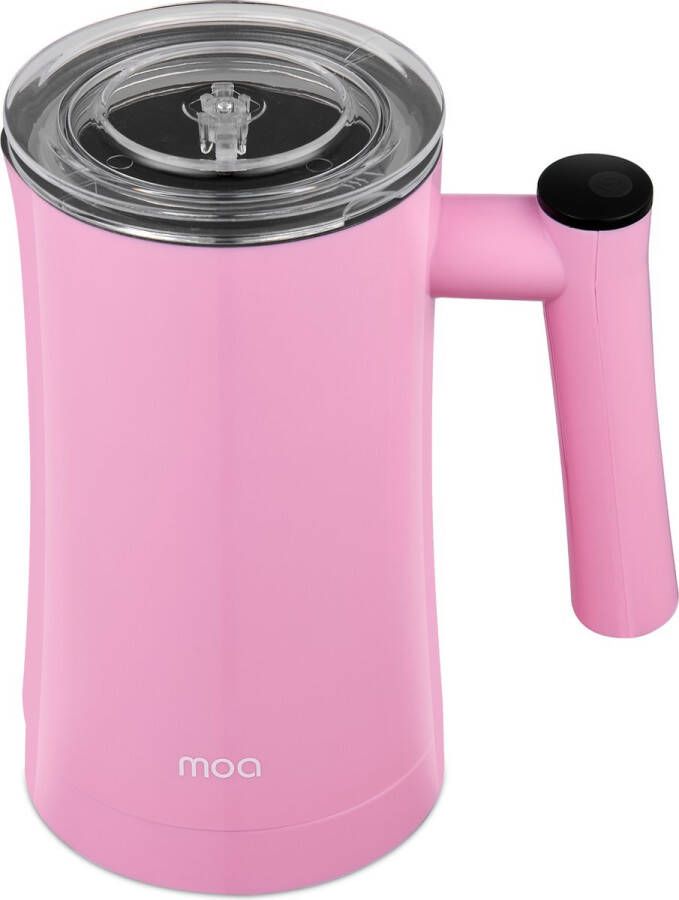 MOA Elektrische Melkopschuimer 3-in-1 330 ML Handige Melkschuimer Roze