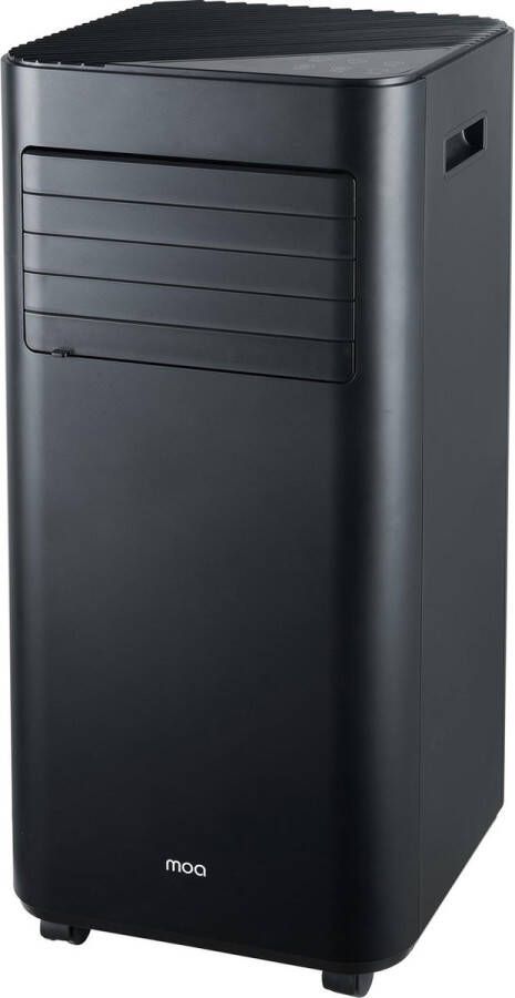 MOA Mobiele Airco 9000 BTU Airconditioning Geschikt voor Ontvochtiging Inclusief Wieltjes incl. Raamafdichting Kit Zwart A010B