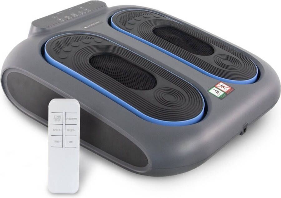 Mobiclinic VIBFIT Bloedcirculatieapparaat Voetmassageapparaat Vibratie 10 snelheidsniveaus Timer Bloedcirculatieapparaat voor benen en voeten Afstandsbediening en LED Controlepaneel Vibrolegs 5 programma's