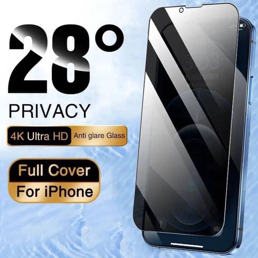 Mobile inu iPhone 15 Pro Screenprotector Privacy iPhone 15 Pro Privacy Screenprotector Privacy Screen Protector iPhone 15 Pro iPhone