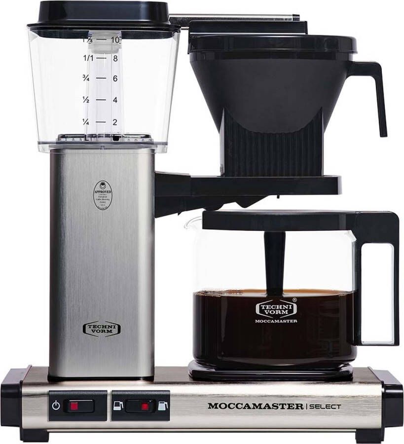 Moccamaster KBG Select Brushed | Filterkoffiezetapparaten | Keuken&Koken Koffie&Ontbijt | 8712072539792